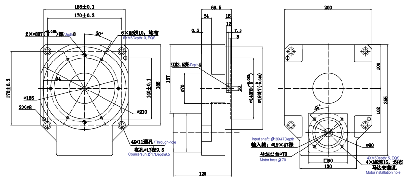 HC中空旋轉盤減速機